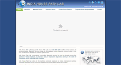 Desktop Screenshot of indiahousepathlab.com